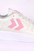 Hummel 900725-9144 HML KAYNO Bağcıklı Ortapedik Taban Deri Beyaz-Pembe Kadın Spor Ayakkabı - 2