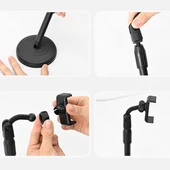 Portatif 360 ° Masaüstü Tablet Standı Tutucu (Siyah) - 4