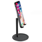 K7 Metal Cep Telefonu Ve Tablet Masaüstü Standı (Siyah) - 1