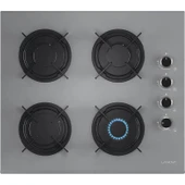Lanova Gümüş 4406G01 - G16400-217 - E3130G6 Gri Cam Ankastre Set - 3