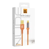 Nettech NT-DC34 18W Plastik 100 Cm USB To Type-C Şarj ve Data Kablosu (Turuncu) - 2