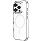 iPhone 16 Pro Magic Mask Air Bairrer Seri Magsafe Uyumlu Şeffaf Manyetik Silikon Kılıf - 1