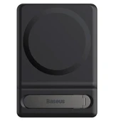 Baseus Katlanabilir iPhone Magsafe Manyetik Cep Telefonu Standı (Siyah) - 2
