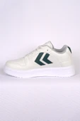 Hummel 900725-9208 HML KAYNO Bağcıklı Ortapedi Taban Deri Beyaz-Yeşil Kadın Spor Ayakkabı - 3