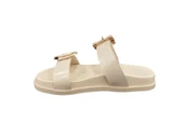 Ventes 519349Z Taş Tokalı Havuz Taban Ayarlanabilir Bantlı Günlük Şık Kadın Terlik - 5