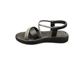 Ventes 58157Z Taş Şeritli Bilekten Lastikli 3cm Topuk Boyu Günlük Kadın Şık Sandalet - 6