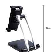 Q010 Ayarlanabilir Masaüstü Tablet ve Telefon Tutucu Stand (Siyah) - 4