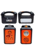 Premium Rt-902 Güneş Enerjili Solar Şarjlı Bluetoothlu Mp3-radyolu Çadır Kamp Aydınlatma Fener Seti - 2