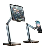 RTAKO 911 Yüksekliği Ayarlanabilir Telefon ve Tablet Standı (Gri) - 2