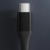 Usb Type-C PD 100W 5A Kevlar Hızlı Şarj ve Data Kablosu 1 Metre  (Siyah) - 3