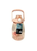 GIPTA ASKILI PİPETLİ TRİTAN SPORCU MATARA 1200 ML PEMBE - 1