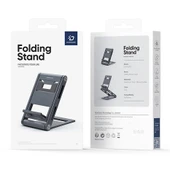 Dux Ducis Z-Shape Alüminyum Alaşımlı Katlanır Telefon Standı (Gri) - 8