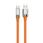 Nettech NT-DC27 18W Plastik 100 Cm Type-C Şarj ve Data Kablosu (Turuncu) thumbnail 1