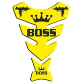 Universal Motosiklet Tank Pad Boss Sarı - 1