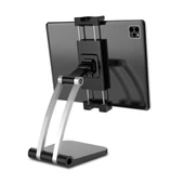 Q010 Ayarlanabilir Masaüstü Tablet ve Telefon Tutucu Stand (Siyah) - 5