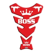 Universal Motosiklet Tank Pad Boss Kırmızı - 1