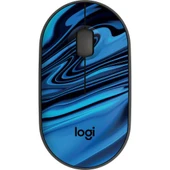 Logitech M340 Wireless Mouse Blue Galaxy - 1