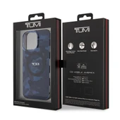TUMI iPhone 15 Pro Max Kılıf TUMI Orjinal Lisanslı M-safe Şarj Özellikli PC TPU Çift Katmanlı Kamuflaj Desenli Kapak - 11