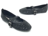 Feles Taş Detaylı Kadın Babet Ayakkabı thumbnail 2