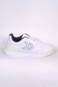 Hummel 900721-9001 PROCTION Fileli Bağcıklı Hafif Taban Dokulu Beyaz Erkek Spor Ayakkabı - 1
