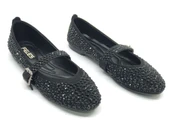 Feles Taş Detaylı Kadın Babet Ayakkabı thumbnail 3