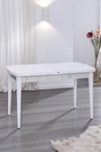 Nehir Beta Banklı Lak Panel Açılır Mutfak Masa Takımı 75x130cm - 4