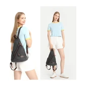 Bodybag Tek Askılı Sırt Çantası Kanvas Kumaş 1276 thumbnail 4