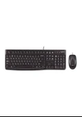 Logitech MK120 Kablolu Q İngilizce Klavye Mouse Set - 1