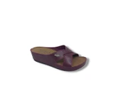 Zerhan 1852 Kadın Bordo Günlük Kullanım Dolgu Topuk Terlik thumbnail 4