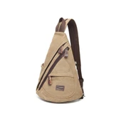 Bodybag Tek Askılı Sırt Çantası Kanvas Kumaş 1276 - 1