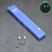 Köstek Hazır Takım - Fishack - Üç İğneli - Glow Boncuklu - 2'li thumbnail 2