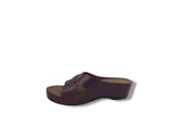 Zerhan 1852 Kadın Bordo Günlük Kullanım Dolgu Topuk Terlik thumbnail 3