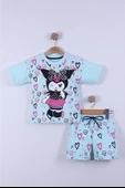 Kuromi Baskılı Kız Çocuk Şortlu Takım 3/6 yaş thumbnail 1