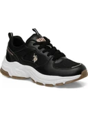 U.S.POLO ASSN.SORLEY 5FX SİYAH COMFORT CASUAL ANATOMİK SPOR AYAKKABI - 1