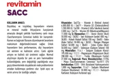 Hs Tarım Revitamin Sacc - İştah Açıcı , Geçiş Dönemleri Hayvan Yem Katkı 25 KG Kraft - 2