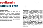 Hs Tarım Revitamin Micro-Tm2 Mineral İçerikli Yem Katkı Maddesi 10 KG Kova - 2