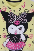 Kuromi Baskılı Kız Çocuk Şortlu Takım 3/6 yaş - 2