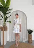 Yen Kuşaklı Elbise - 8