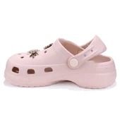 Dagoster DZA75-205 Ekru Taşlı Ortopedik Günlük Cross Spor Kadın Terlik - 3