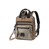 Parlak Kumaş Küçük Boy Askılı Kadın Sırt Çantası 3250 - 1