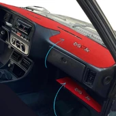 Tofaş Şahin Doğan Kartal Yüksek Ön Göğüs Kırmızı Torpido Halısı thumbnail 1