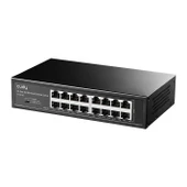 CUDY FS1016 16 PORT 10/100 YONETILEMEZ RACK MOUNT SWITCH METAL KASA - 1