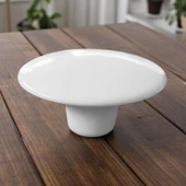 8 Adet Plastik Kulp Beyaz Bombeli Düğme Mobilya Mutfak Dolap Dolabı Tek Vidalı Çekmece Kulbu Kulpları thumbnail 2