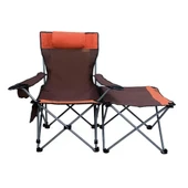 Madfox Prowler 3 Kademeli Yatabilen Kamp Sandalyesi Brown/Orange - 5