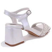 Dagoster DZA07-3371040 Sedef Klasik Topuklu Kadın Ayakkabı - 4