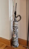 El Yapımı Polyester Vazo 59x17 cm - 3