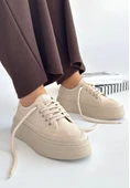 Carin Bej Keten Bağcıklı Spor Ayakkabı thumbnail 1