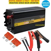 12 VOLT - 300 WATT MODIFIED SINUS WAVE GERÇEK DEĞER INVERTER (12V - 220V Çevirici) - 1