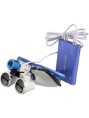 Tıbbi Cerrahi Büyüteç LED Işıklı 3.5x Büyütme Binoküler Loupes Operasyon Gözlük - 5