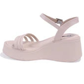 Dagoster DZA07-10620772 Bej Günlük Ortopedik Kadın sandalet - 3